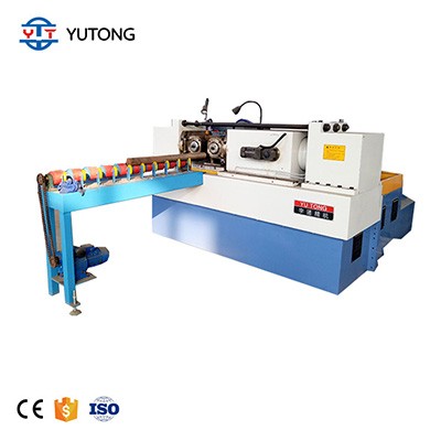Threaded screw safety and stability thread rolling machine