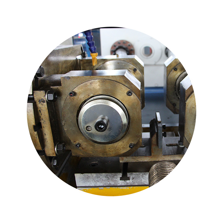 Automatic compound rolling safety thread machine
