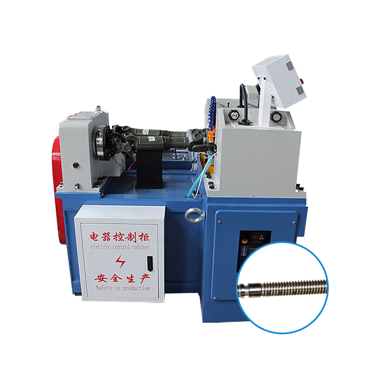 Stud bolt manufacturing automatic roller machine thread cutting machine